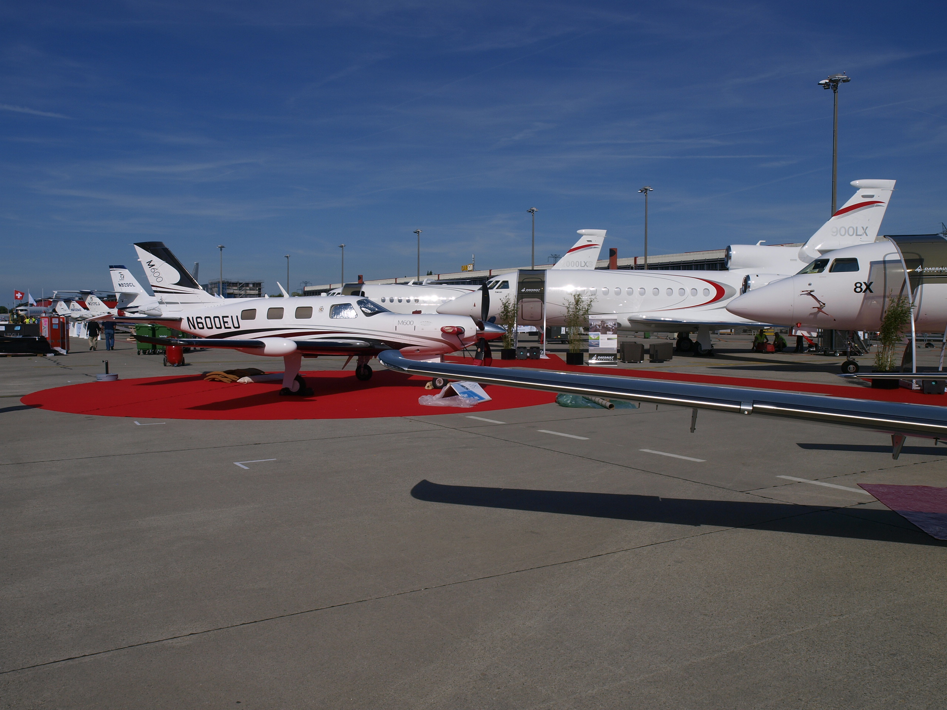 Static display at EBACE 2017 in Geneva Switzerland.