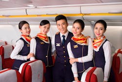 Based at Beijing Airport (PEK), Beijing Capital Airlines operates a fleet of 78 Airbus aircraft and flies more than 200 domestic and international routes.