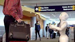 Pepper the robot at HMSHost’s Pyramid Ale Taproom at Oakland International Airport Pepper the robot at HMSHost’s Pyramid Ale Taproom at Oakland International Airport