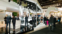 Impression of Liebherr-Aerospace’s stand at last year’s Paris Air Show.
