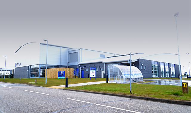 The new Rolls-Royce Service Delivery Centre at RAF Lossiemouth