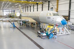 FTV4 and FTV5 are currently in pre-flight bay in Toronto, Canada. FTV4 and FTV5 are currently in pre-flight bay in Toronto, Canada.