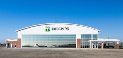 The ribbon-cutting for Beck’s Hangar took place Sept. 1, 2016, and was attended by a crowd that included Indiana Lt. Gov. Eric Holcomb, State Rep. Tony Cook, county commissioners, council members and local business members. The ribbon-cutting for Beck’s Hangar took place Sept. 1, 2016, and was attended by a crowd that included Indiana Lt. Gov. Eric Holcomb, State Rep. Tony Cook, county commissioners, council members and local business members.