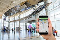 The Houston Airport System implemented wayfinding in its website so travelers don't need to download an app. The Houston Airport System implemented wayfinding in its website so travelers don't need to download an app.