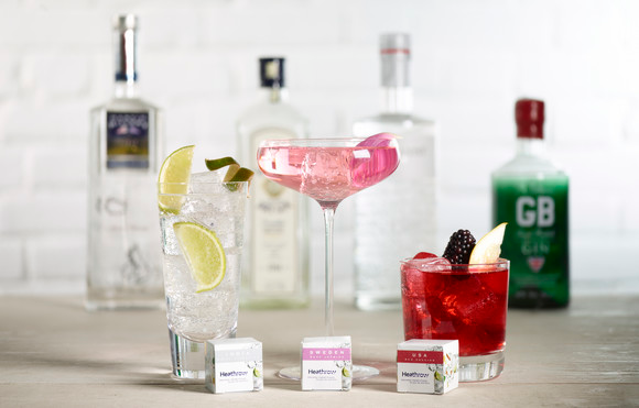 More than 40 varieties of gin are sold at Heathrow, of these 96 percent are British made.