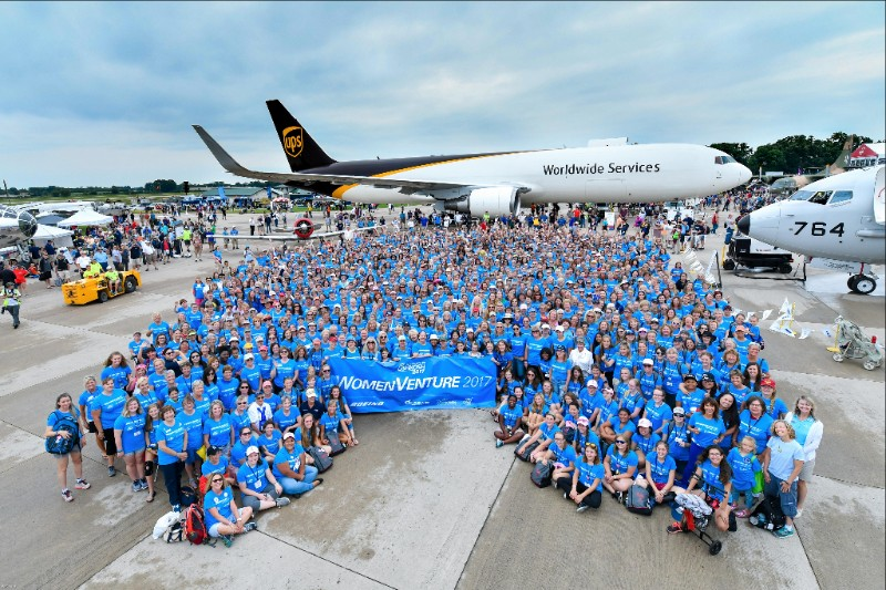 On the 10th Anniversary of WomenVenture, the tradition continues with the annual gathering of pro-aviation women on Wednesday, July 26th, 2017 in Boeing Centennial Plaza.