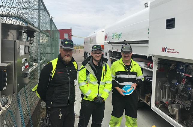 Air BP team at Halmstad Airport, Sweden