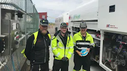 Air BP team at Halmstad Airport, Sweden