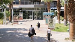 Palm Springs International Airport arrival courtyard static displays Palm Springs International Airport arrival courtyard static displays