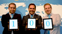 Picture from L-R: Paul Sandström customer experience manager, Martin Lidgard founder and CEO and Richard Sandström founder and CTO.