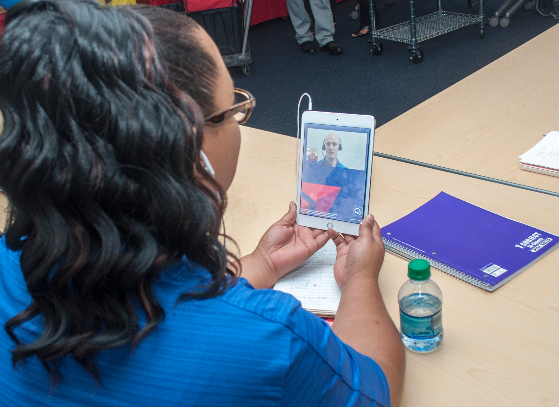 Five interactive digital screens with individual receivers are now featured at the redesigned Delta Sky Assist so customers can connect face-to-face with Delta specialists.