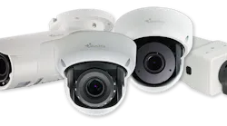 The small, aesthetically pleasing Flex 3MP Mini Domes are available in indoor and outdoor versions.