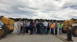 This was a two phase effort that included a mill and overlay of the runway pavement, connecting taxiways A1 to A9, new asphalt shoulders, pavement sealing of the blast pads and pavement striping and needed markings.