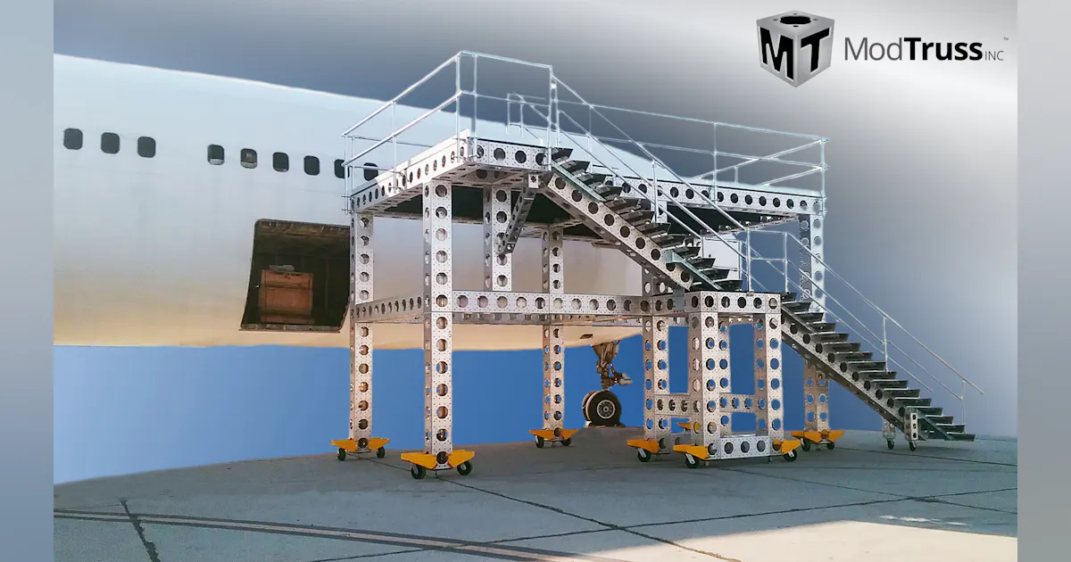 Bird Module With Loading Platform Modular Component Work Platform | Aviation Pros