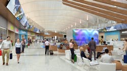 The Great Hall project will greatly enhance security by moving today’s exposed TSA screening checkpoints from level 5 to level 6, and create a new prototype for TSA that will increase passenger throughout by an estimated 50-70 percent. The Great Hall project will greatly enhance security by moving today’s exposed TSA screening checkpoints from level 5 to level 6, and create a new prototype for TSA that will increase passenger throughout by an estimated 50-70 percent.