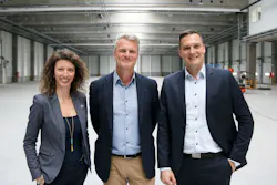 Réka Sebestyén, Head of Property Development and Leasing, René Droese, Property and Cargo Director, and Jozsef Kossuth, Cargo Manager, All Budapest Airport