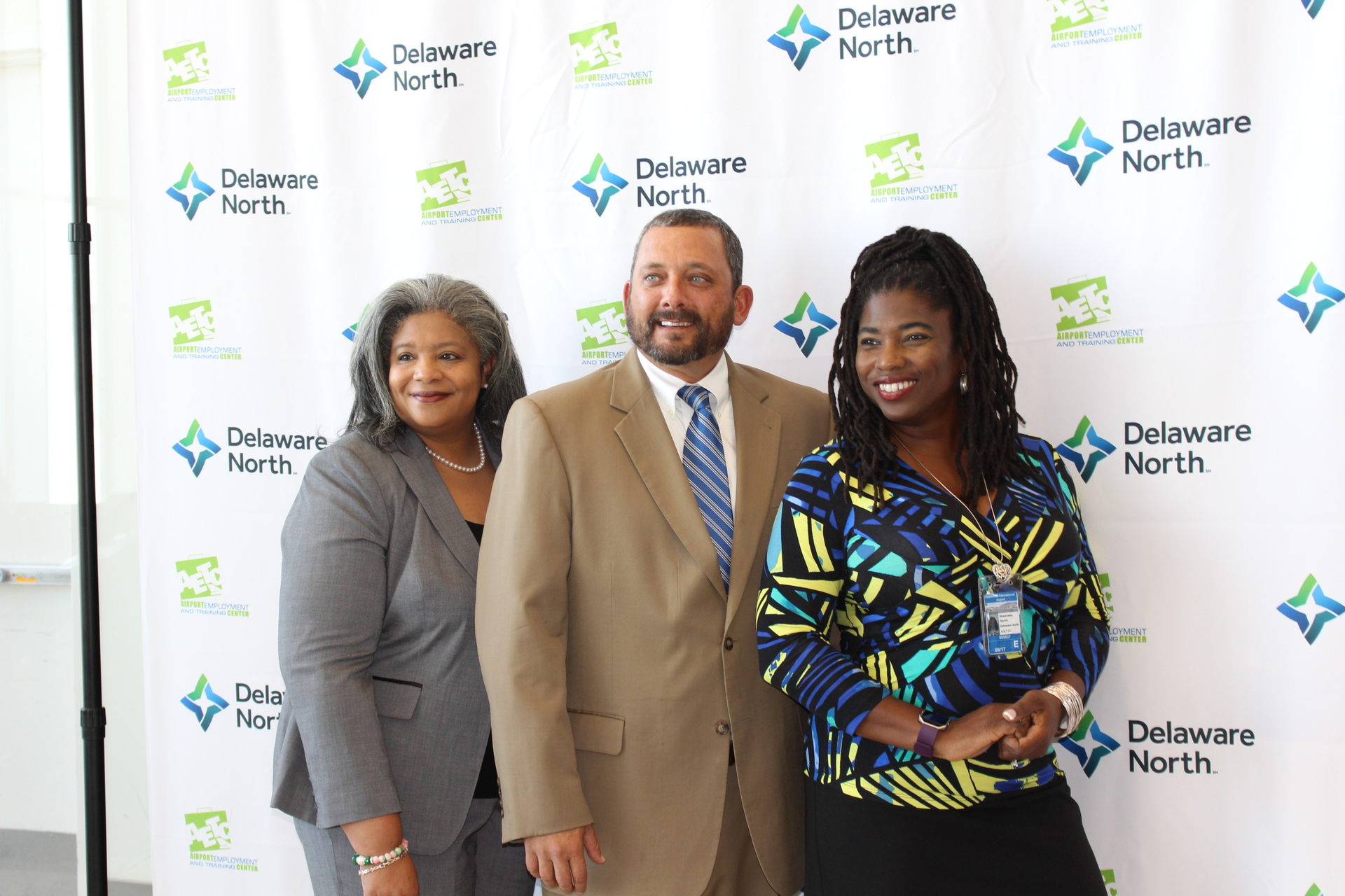 From left to right, Sharon McGhee, director of community relations, Charleston County Aviation Authority; Digit Matheny, Morris Financial Concepts; Shawnalea Gavin