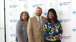 From left to right, Sharon McGhee, director of community relations, Charleston County Aviation Authority; Digit Matheny, Morris Financial Concepts; Shawnalea Gavin