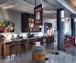 The new 641-square-foot storefront in Concourse A across from gates A1 – A2, operates 10 a.m. to 9 p.m. The new 641-square-foot storefront in Concourse A across from gates A1 – A2, operates 10 a.m. to 9 p.m.