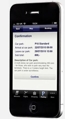 Smart Phone apps make reserving a parking space in advance a breeze. Smart Phone apps make reserving a parking space in advance a breeze.