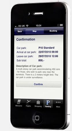 Smart Phone apps make reserving a parking space in advance a breeze.