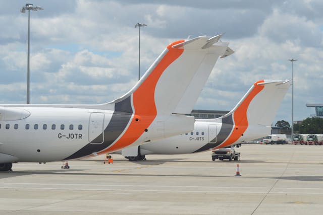 Jota Aviation, now supporting three BAE/Avro RJs, talks up ACMI demand at ERA, Athens.