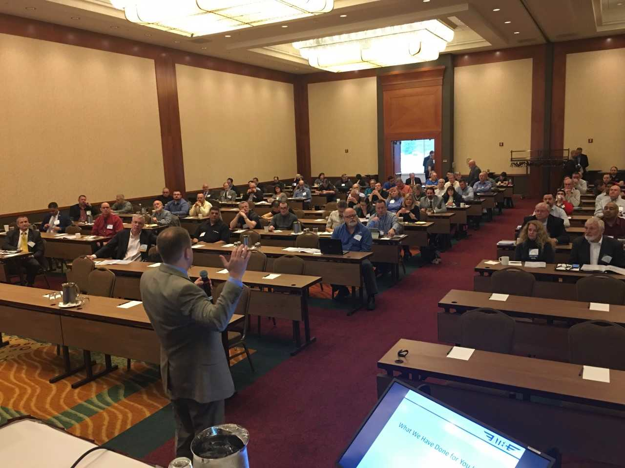 Attendees at the ATEC annual conference in Seattle, WA.