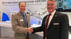 Gregg Cohen, president, BendixKing and Terry Flaishans, president, ACSS.