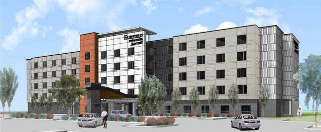 The five-story structure will have 135 rooms and suites and will offer guests top-of-the line amenities, including a swimming pool, hot tub, fitness room, complimentary breakfast, meeting rooms, and a lobby bar.