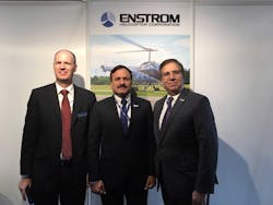 Dennis Martin, Intl Sales Manager, Abdul Khaliq Awan, the General Manager of Global Services & Solutions, and Orlando Alaniz, Director of Sales and Marketing Dennis Martin, Intl Sales Manager, Abdul Khaliq Awan, the General Manager of Global Services & Solutions, and Orlando Alaniz, Director of Sales and Marketing