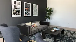 One of three crew lounge's at Gary Jet Center's new FBO.