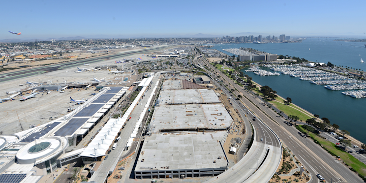 Swinerton Tops Out Terminal 2 Parking Plaza At San Diego International Airport Aviation Pros