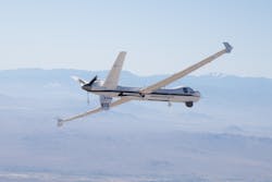 NASA’s remotely piloted Predator named Ikhana flies over the skies above the agency’s Armstrong Flight Research Center testing a collision avoidance system. NASA’s remotely piloted Predator named Ikhana flies over the skies above the agency’s Armstrong Flight Research Center testing a collision avoidance system.