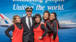 Serving as the ultimate throwback, the airline recreated the first 747 flight operated by United in 1970 for today's historic farewell journey.
