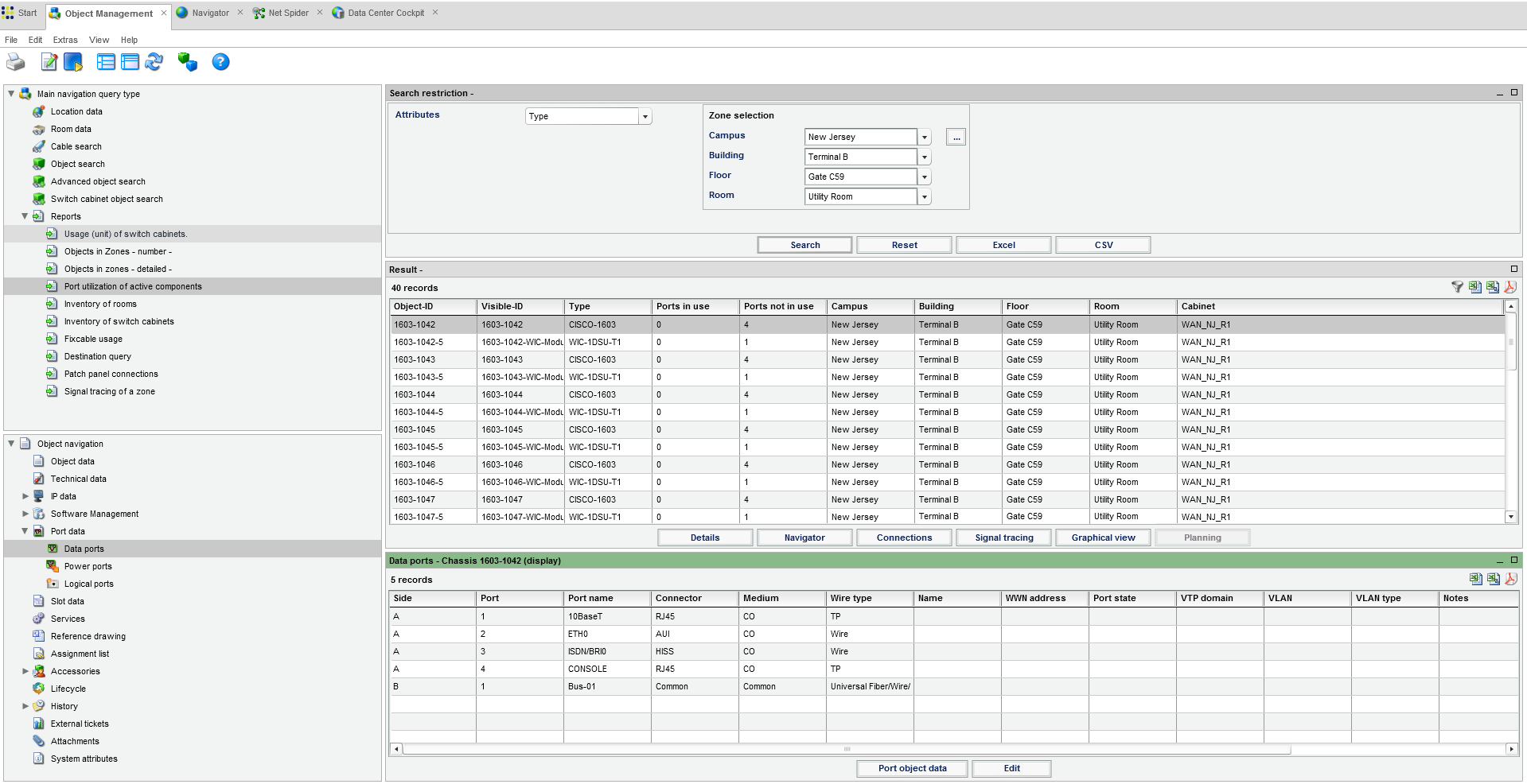 Port Utilization Report