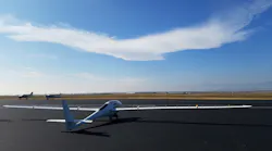 Bye Aerospace’s StratoAirNet 15 prototype with SolAero’s solar cells on the wings.