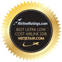 Vietjet presented Ultra Low Cost Airline Award 2018 by AirlineRatings com 5a006c3517b54