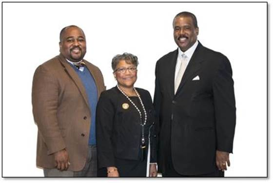 Earl Adams Jr., Monica Hargrove and Warner H. Session