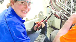 Recent AMT Graduate Erica Parini of Sandwich who has joined Cape Air, part-time, and will continue study at CCCC in January.
