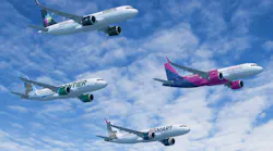 Indigo Partners Frontier Airlines (United States), JetSMART (Chile), Volaris (Mexico) and Wizz Air (Hungary).