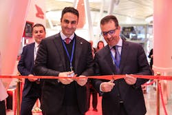 Hassan El-Houry, Group CEO NAS with Youssef Jroundi, Director, Sales and Marketing, ONDA inaugurating the NAS Pearl Lounge in Marrakech. Hassan El-Houry, Group CEO NAS with Youssef Jroundi, Director, Sales and Marketing, ONDA inaugurating the NAS Pearl Lounge in Marrakech.