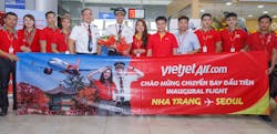 Vietjet celebrated the inauguration of its Nha Trang Seoul route launch at the Cam Ranh International Airport 5a292f5e4dec6