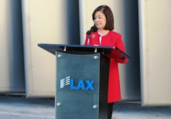 Los Angeles World Airports Chief Experience Officer Barbara Yamamoto shares the holiday travel forecast and tips to better navigate LAX during a Dec. 19 afternoon news conference. Los Angeles World Airports Chief Experience Officer Barbara Yamamoto shares the holiday travel forecast and tips to better navigate LAX during a Dec. 19 afternoon news conference.