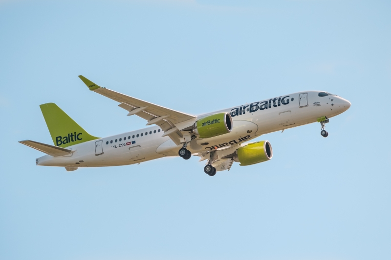 airBaltic CS300 to be present at the Singapore show.