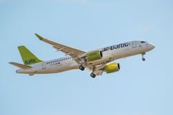 airBaltic CS300 to be present at the Singapore show. airBaltic CS300 to be present at the Singapore show.