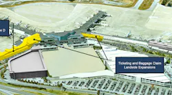 The $203 million design build contract for Concourse D and terminal wings expansion project will revive and expand BNA's fourth concourse, as well as enlarge the existing Ticketing Lobby and Baggage Claim areas.