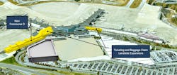 The $203 million design build contract for Concourse D and terminal wings expansion project will revive and expand BNA's fourth concourse, as well as enlarge the existing Ticketing Lobby and Baggage Claim areas. The $203 million design build contract for Concourse D and terminal wings expansion project will revive and expand BNA's fourth concourse, as well as enlarge the existing Ticketing Lobby and Baggage Claim areas.
