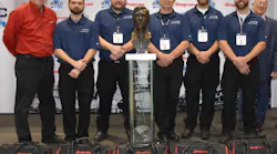 The winning team from 2017