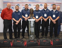 United Airlines Team Cleveland winners of the 2017 William F. “Bill” O’Brien Award for Excellence in Aircraft Maintenance. United Airlines Team Cleveland winners of the 2017 William F. “Bill” O’Brien Award for Excellence in Aircraft Maintenance.