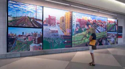 Her Philadelphia by Philadelphia artist Sarah McEneaney on display in Terminal D